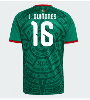 Mexico Julian Quinones #16 Hjemmebanetrøje VM 2026 Kortærmet